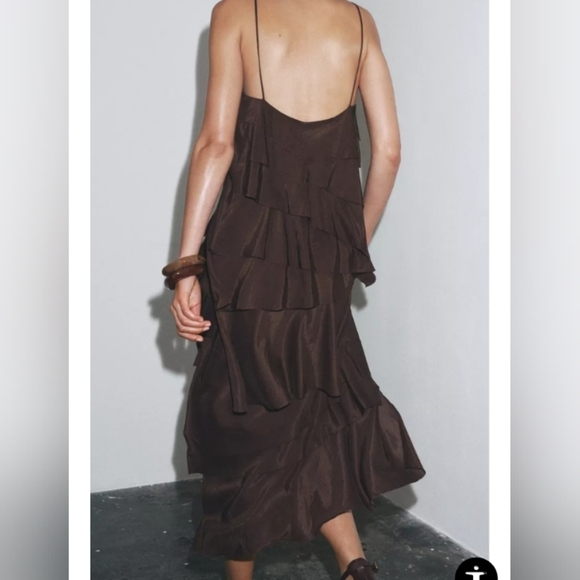 Zara ZW Collection Ruffled Dress - Picture 3 of 9